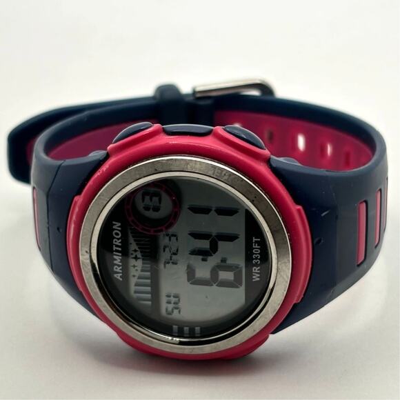 Pink Digital Armitron Watch - Picture 2 of 3